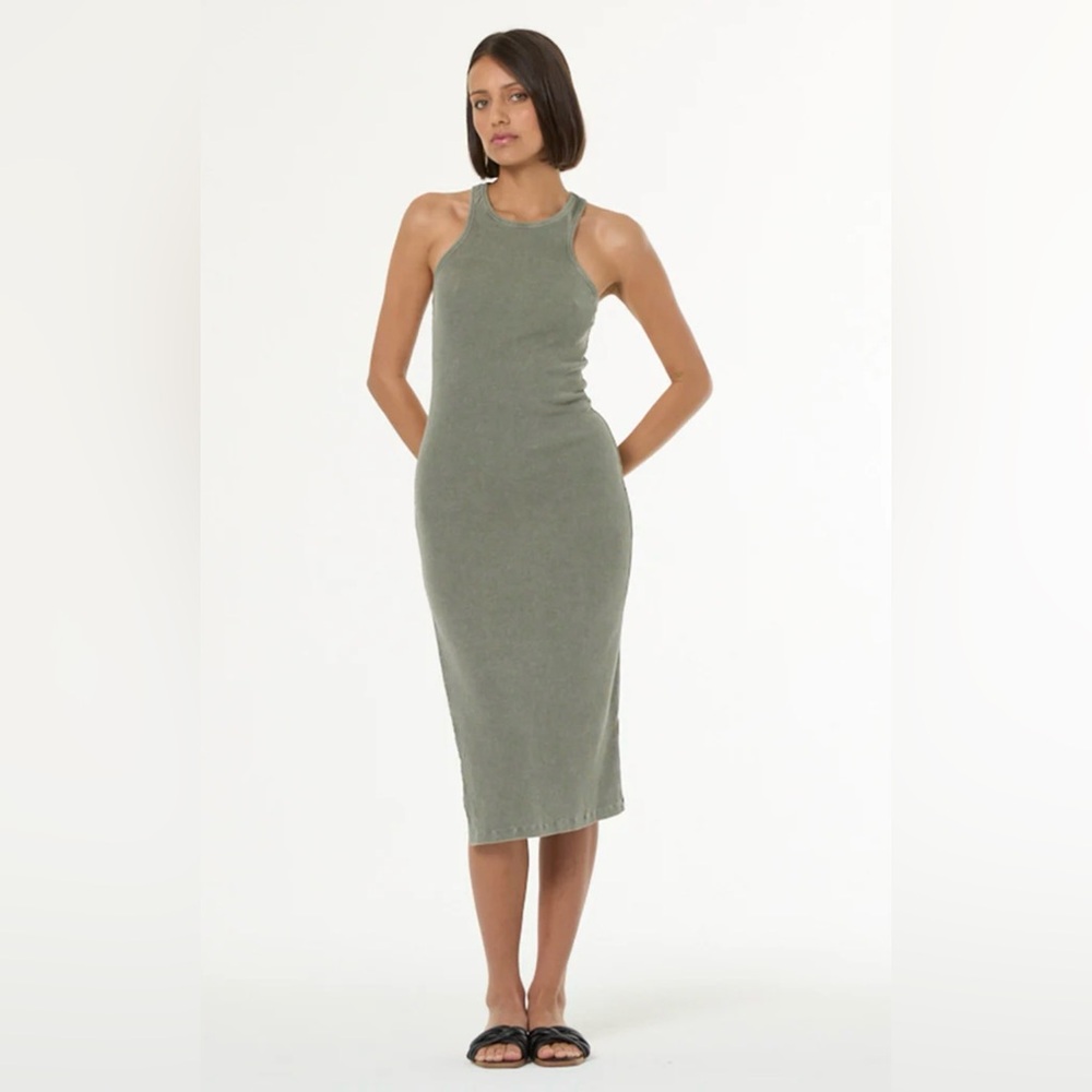 Young Fabulous & Broke Rib Midi Dress